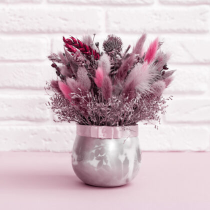 Trockenblumen-Arrangement „Rosé Cloud“