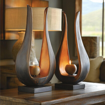 Kerzenhalter-Set „Flame Spirit“