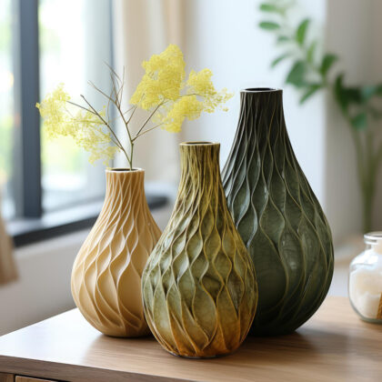 Vasen-Set „Nature Weave“